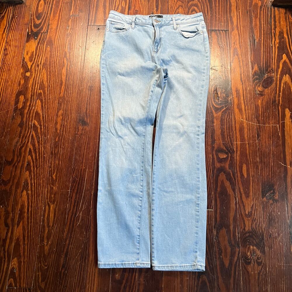 Member's Mark Women's 10 Everyday Jeans Light Blue Straight Leg